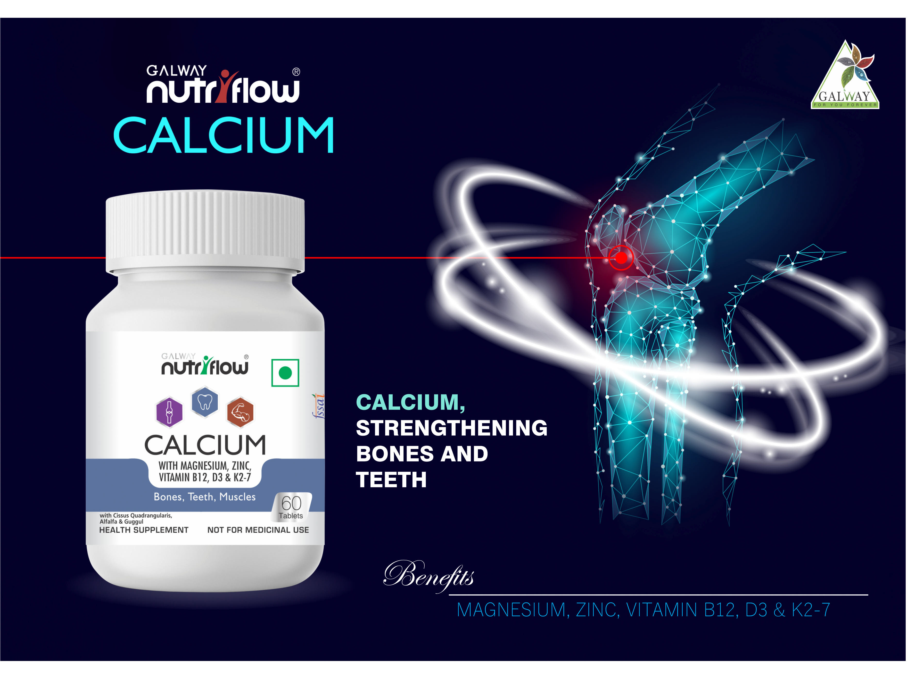 Galway Nutriflow  calcium - your bone health bodyguards