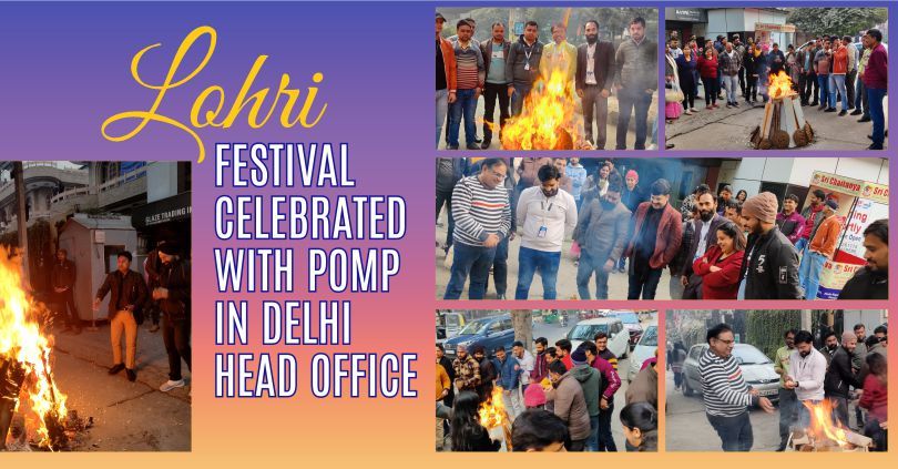 Lohri festival celebrated with pomp in Delhi head office