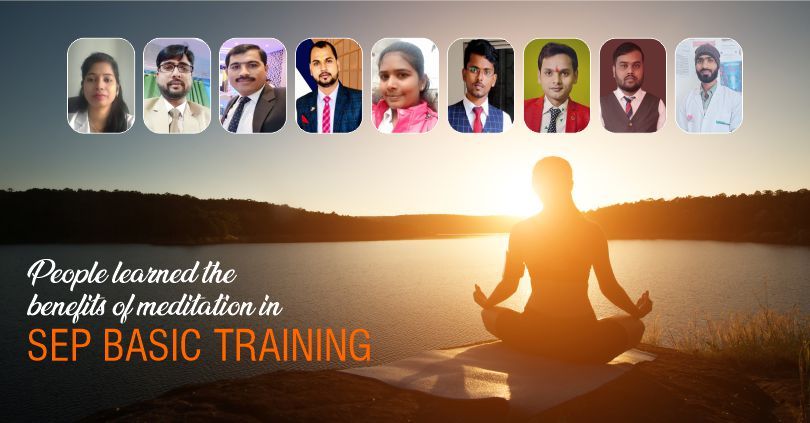People learned the benefits of meditation in SEP Basic Training