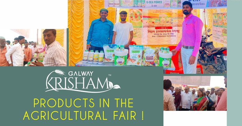 The benefits of Galway Krisham products were explained to the farmers in the agricultural fair