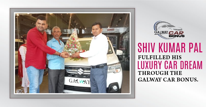 Purchased a luxury car with the help of the Galway Car Bonus - Shiv kumar Pal