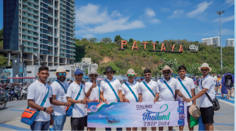 Galway's Thailand trip achievers enjoyed the scenic & beautiful views of Pattaya