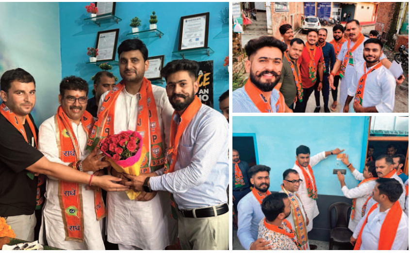 Grand welcome of Neeraj Singh ji in Galway Franchise