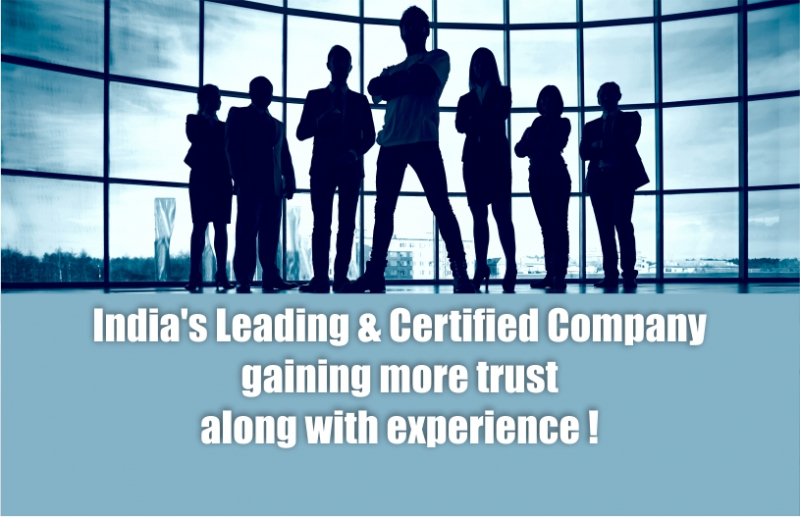 India's Leading & Certified Company Gaining More Trust Along With Experience!  Tuesday, 20 July 2021 05:22 created by abhishek   Last modified on Tuesday, 20 July 2021 05:37Read 560 times