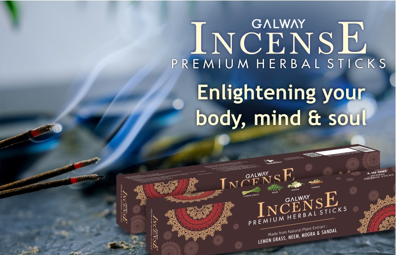 Galway Incense Premium Herbal Stick- Enlightening your body, mind and soul