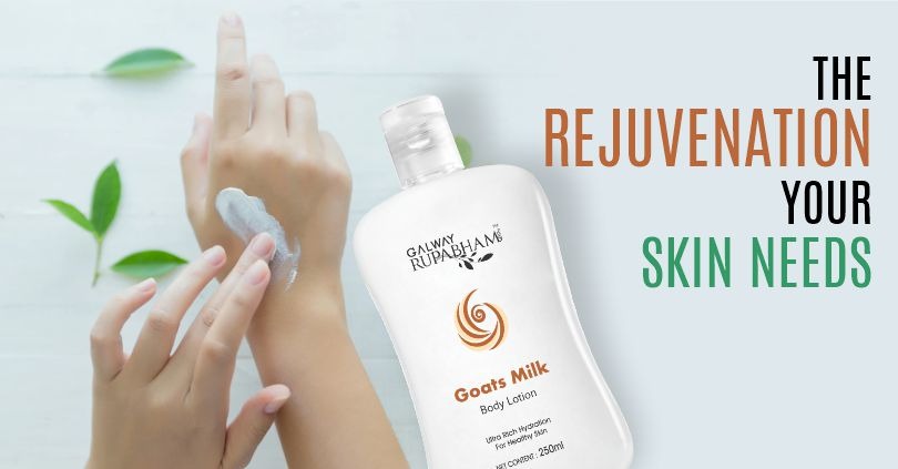 Pamper Your Skin With  Galway Rupabham Goat Milk Body Lotion