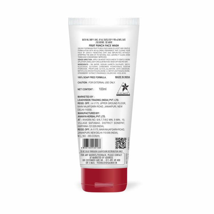 Galway  Fruit Punch Face Wash