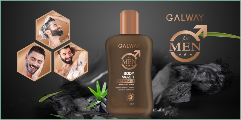 Galway for Men Body Wash 3-in-1 formula -The Game Changer in Men’s Grooming