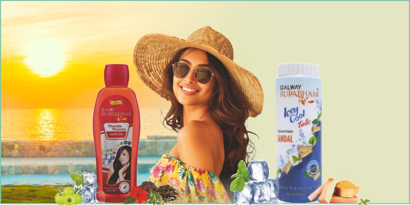 Thanda-Thanda Hair Oil & Icey Cool Talc- The Super Solution for Summer